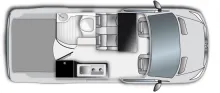 Grundriss Tag Westfalia James Cook AD 190 PS TAGESZULASSUNG*4x4*OFFROAD-PAKET*DISTRONIC