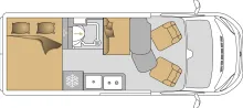 Grundriss Tag Mooveo Van 60DB !2025 SONDER DEAL ABVERKAUF!