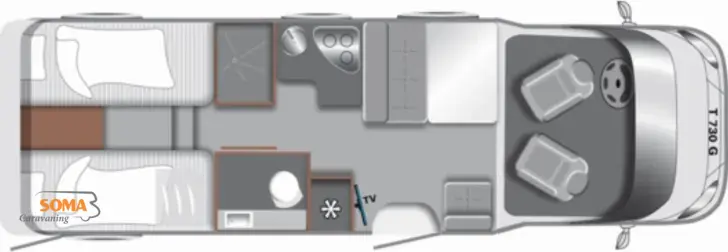 Grundriss Tag LMC Tourer T 730 G