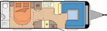 Grundriss Tag Hobby Prestige 720 WQC Modell 2026