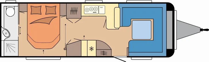 Grundriss Tag Hobby Prestige 720 WQC Modell 2026