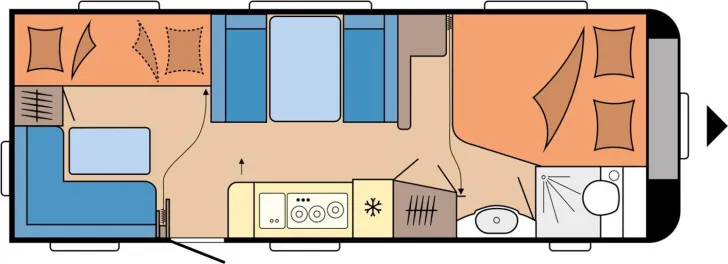 Fahrzeugbild Hobby Excellent Edition 650 KMFe - Mover, Autark, Dusche #2