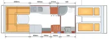 Fahrzeugbild Phoenix Alkoven 8400 BMRSLX -Rundsitzgruppe/Einzelbetten #2