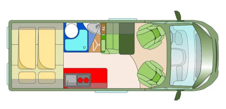 Grundriss Tag Roadcar R 600