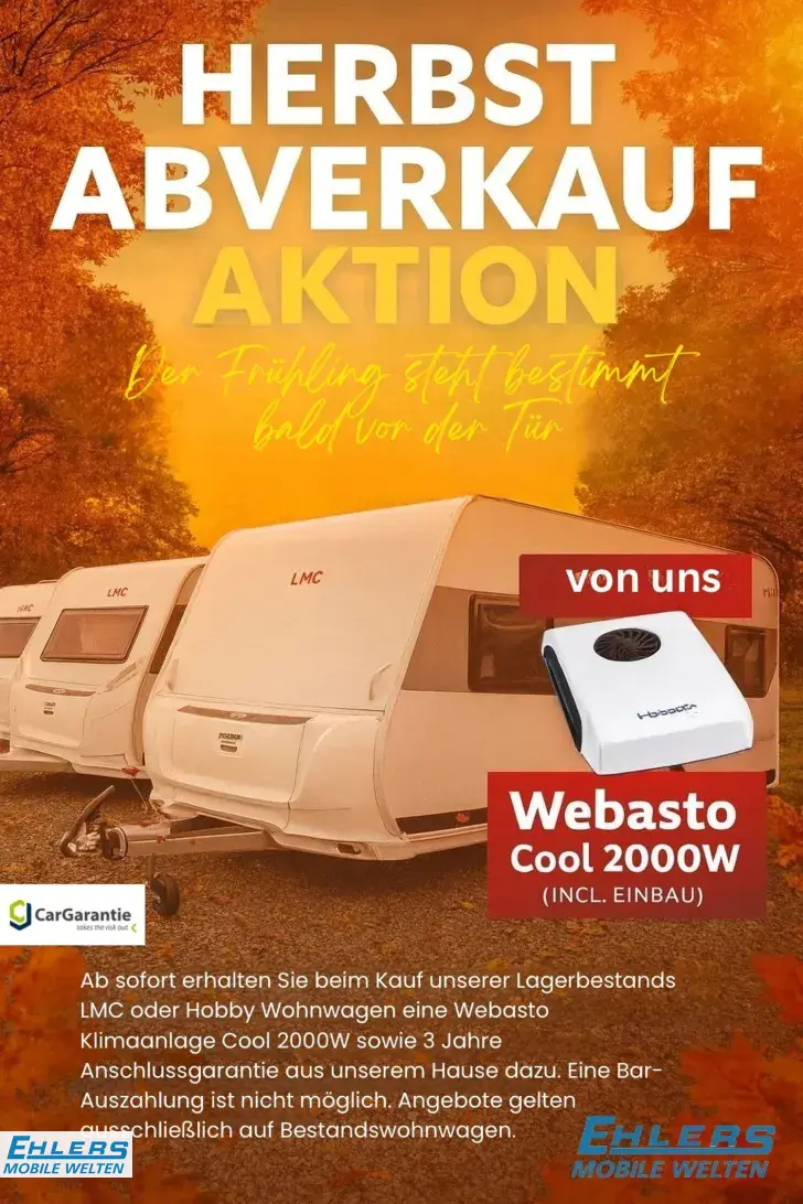 Fahrzeugbild LMC Style 530 E GFK-Bug-Dach-Heck/1,6t/Dichtheitsgarantie/Anti-Schlingerkupplung #1