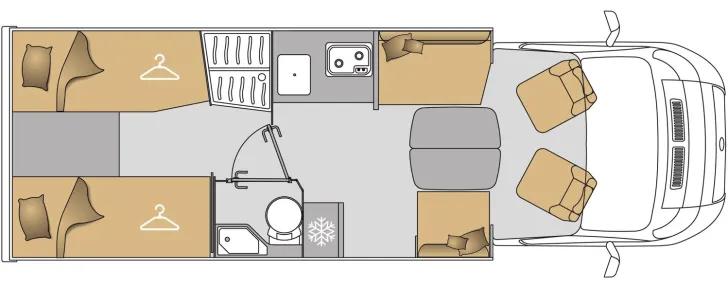 Fahrzeugbild Mooveo Tei 72EB 180PS Autark 300Ah Lithium SAT TV AHK #2