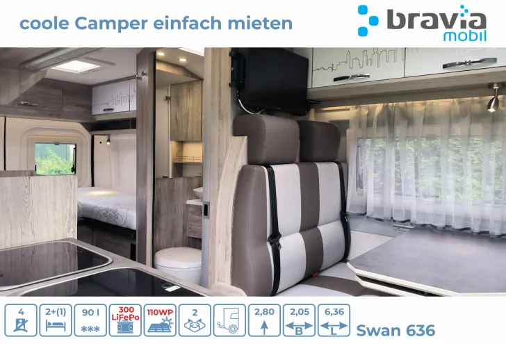 Fahrzeugbild Bravia Mobil Swan 636 AQUA BEACH #5