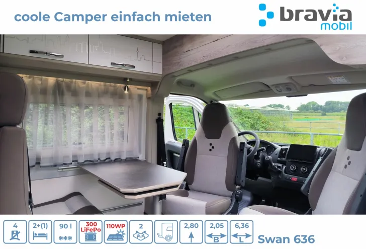 Fahrzeugbild Bravia Mobil Swan 636 AQUA BEACH #6