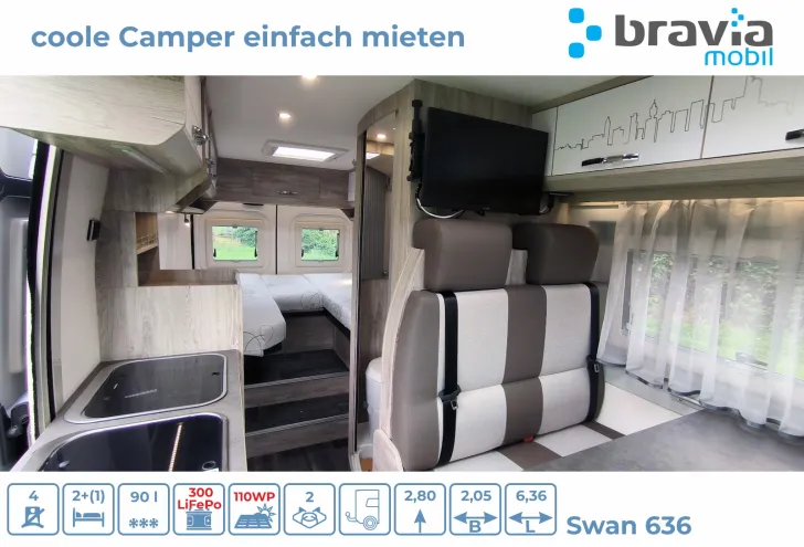 Fahrzeugbild Bravia Mobil Swan 636 AQUA BEACH #8