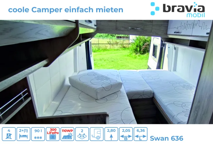 Fahrzeugbild Bravia Mobil Swan 636 AQUA BEACH #10