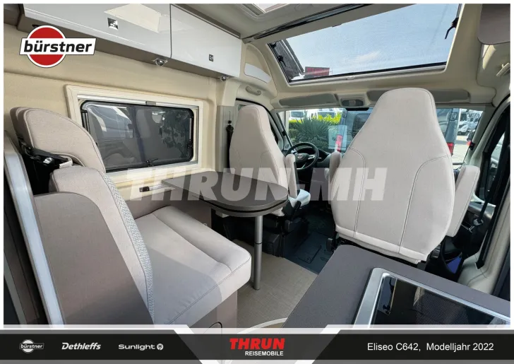 Fahrzeugbild Bürstner Eliseo C 642 Automatik Fiat Silber Maxi Sunroof #9