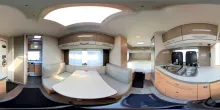 360° Innenansicht Dethleffs Nomad 490 EST Styling-, Sicherheits-, Duschpaket
