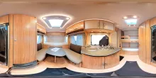 360° Innenansicht Hymer Eriba Eriba Nova Light 515 Moving-Paket, Autark, 1.600 kg