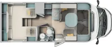 Grundriss Tag Laika Kosmo L 319 *SIE SPAREN 23.526,-EURO*