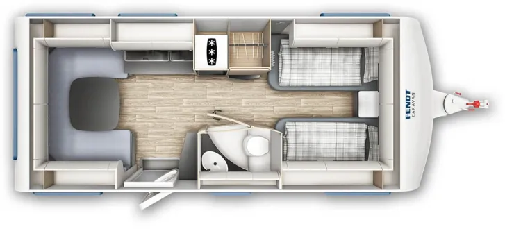Grundriss Tag Fendt Apero 515 SG 2000KG,SafetyPaket;TVHalter
