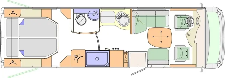 Grundriss Tag Concorde Carver 841 M - stark reduziert