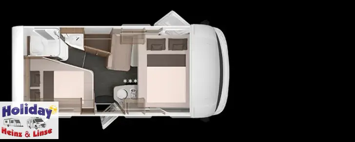 Grundriss Tag Knaus Van I 550 MF