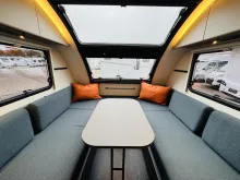 Sicht vorne-hinten Adria Action 391 LH Sports 2026 * Sport * Alu * Dachrel.