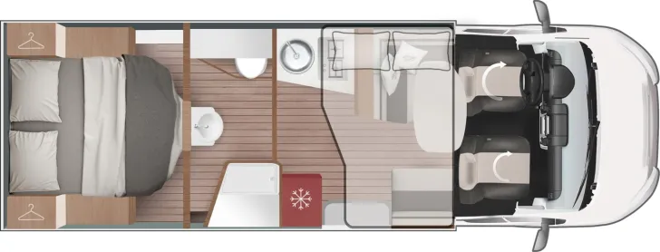 Grundriss Tag Roller Team Kronos 266 TL *ATM*32"*ACC*Winter Paket*LITHIUM