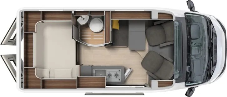 Grundriss Tag Laika Ecovip 540 // 12.191  Ersparnis