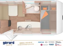 Grundriss Tag Weinsberg CaraOne 420 QD Aktionspreis