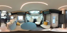 360° Innenansicht Laika Kosmo L 319 Hubbett Abverkauf 23% **SALE**