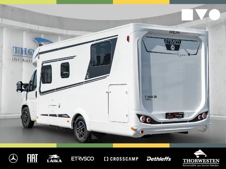 Fahrzeugbild Etrusco T 7400 SB Fiat 180 32"TV WINTER 5-Sitzer #5