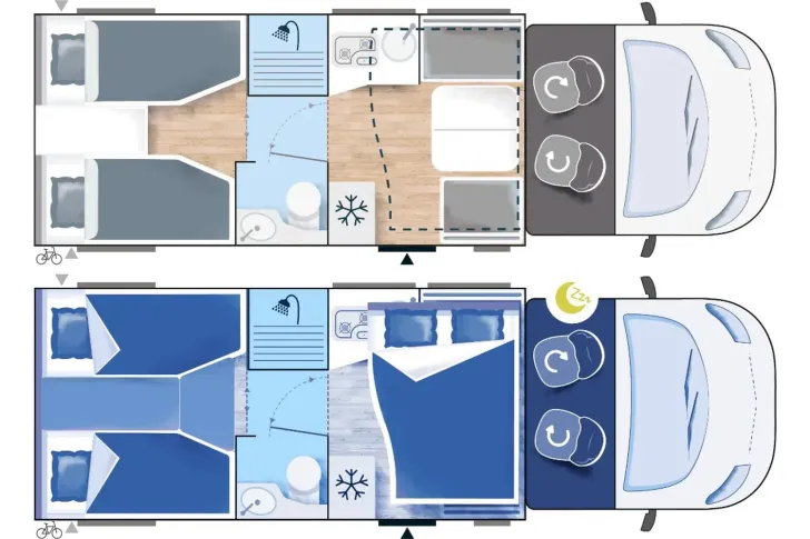 Fahrzeugbild Chausson Titanium Ultimate 777 alle Pakete,Hubbett #20