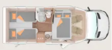Grundriss Nacht Weinsberg CaraCompact Suite 640 MEG EDITION [PEPPER] 170PS Autom. ISOFIX