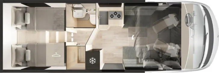 Fahrzeugbild Mobilvetta K-Yacht 86 Tekno Line Hubstütze Klima #5