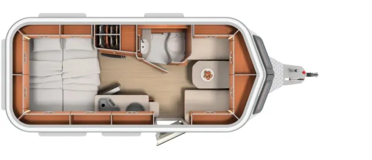 Grundriss Tag Hymer Eriba Touring Troll 530 Legend - Autark-Paket, Mover uvm. -