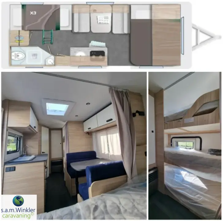 Fahrzeugbild Sterckeman Easy 497PE Anniversary 3-Fach Etagenbett #1