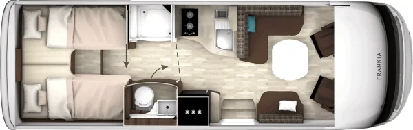 Tagesgrundriss Frankia F-Line I 740 GD