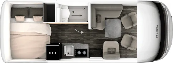 Tagesgrundriss Frankia NEO MI 7 BD BLACK LINE