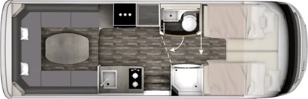 Tagesgrundriss Frankia Platin I 7400 PLUS Pure