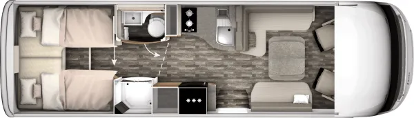 Tagesgrundriss Frankia Platin I 8400 GD