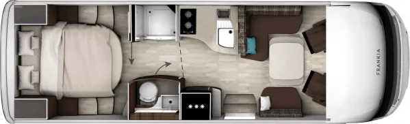 Tagesgrundriss Frankia Titan I 790 QD