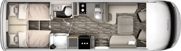 Tagesgrundriss Frankia Titan I 840 GD