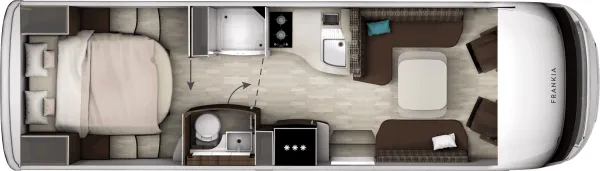 Tagesgrundriss Frankia Titan I 840 QD