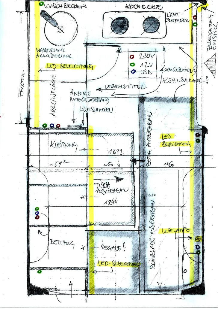 Grundriss Tag VW Sonstige T5