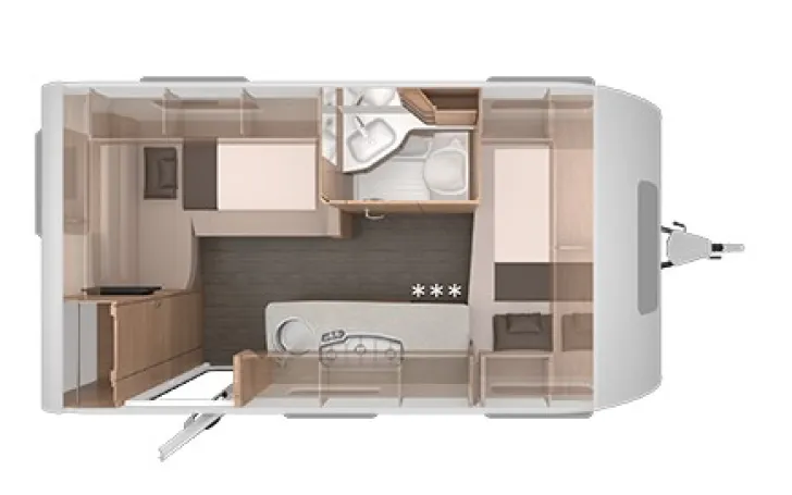 Grundriss Nacht Knaus Südwind 420 QD Black Selection Modell 2026