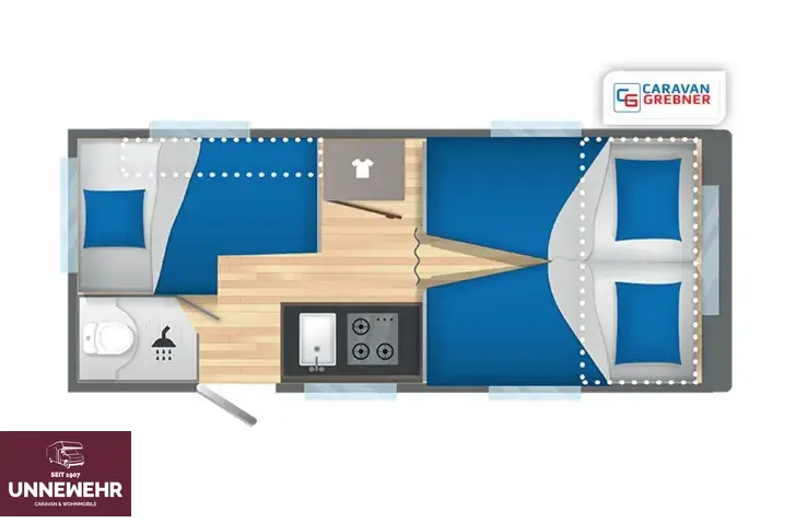 Fahrzeugbild Caravelair ALBA 472 Style Einzelbetten #3
