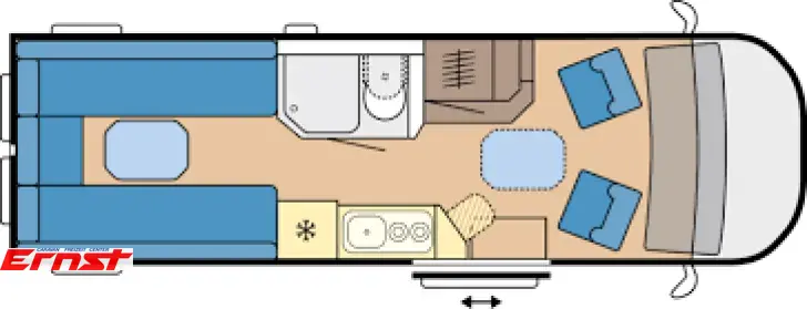 Grundriss Tag Hobby MAXIA VAN 680 DT