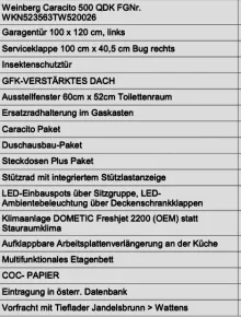 Fahrzeugbild Weinsberg CaraCito 500 QDK #13