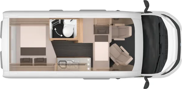 Nachtgrundriss Knaus BoxTime 540 MQ