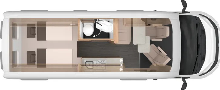 Grundriss Tag Knaus BoxTime 630 ME *TraumMobil* Secure*