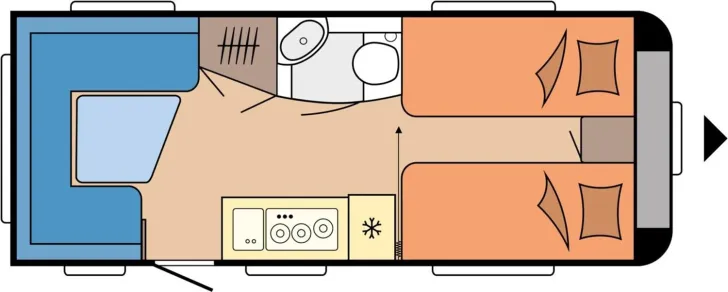 Fahrzeugbild Hobby De Luxe 495 UL Mover, Fahrradtr, Autark, 1800 kg #2