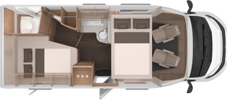 Grundriss Nacht Knaus L!VE WAVE 650 MF Platinum Selection