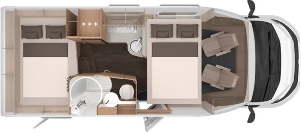 Nachtgrundriss Knaus L!VE WAVE 650 MG