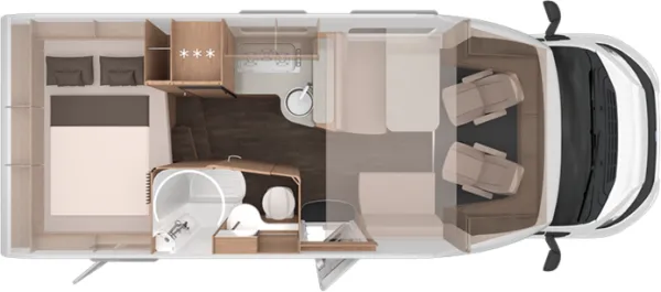 Tagesgrundriss Knaus L!VE WAVE 650 MG